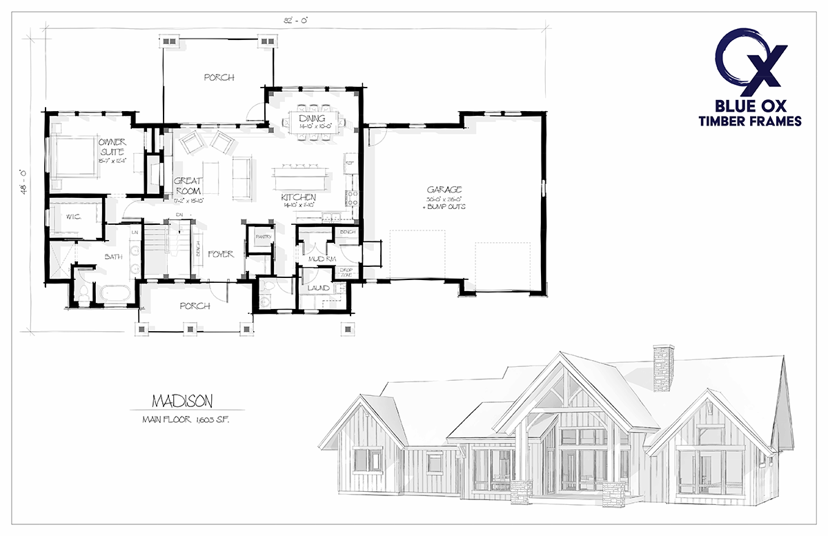 Floor Plans - Blue Ox Timber Frames