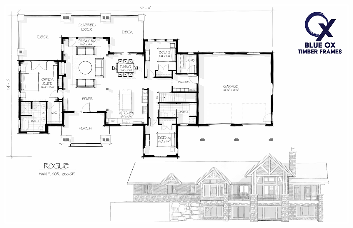 Floor Plans - Blue Ox Timber Frames