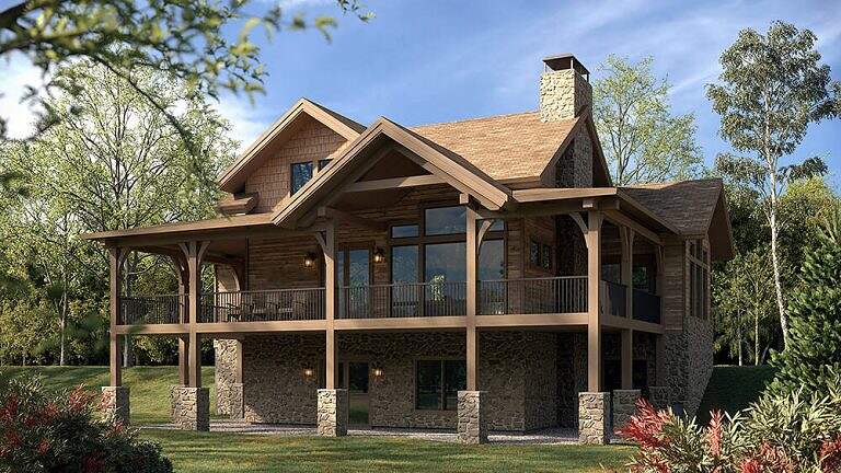 The Kettle - Timber Frame Home Floor Plans - Blue Ox Timber Frames